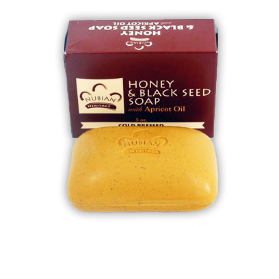 Honey & Black Seed Soap with Apricot Oil - Nubian Heritage
