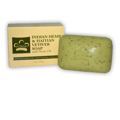 Indian Hemp & Haitian Vetiver Soap - Nubian Heritage