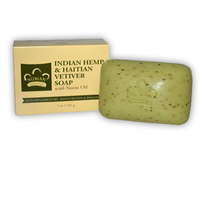 Indian Hemp & Haitian Vetiver Soap - Nubian Heritage