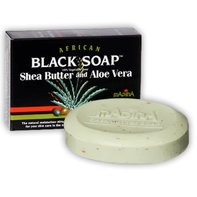 African Black Cocoa Butter Soap with Shea Butter