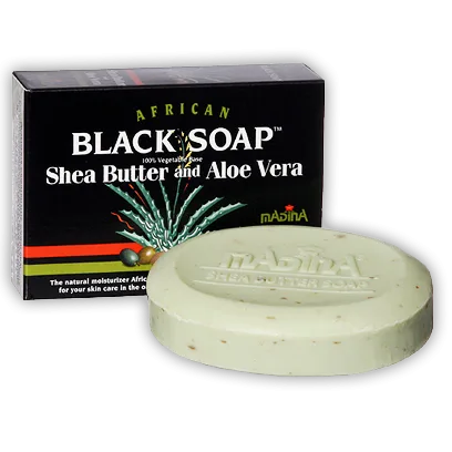 African Black Cocoa Butter Soap with Shea Butter