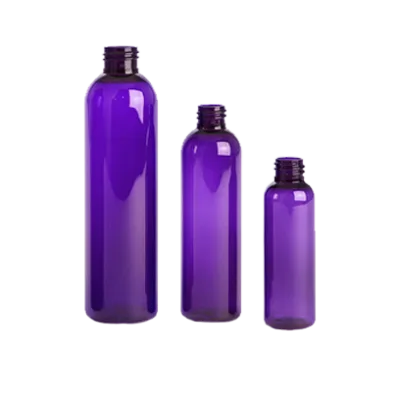 Purple Plastic Bottles