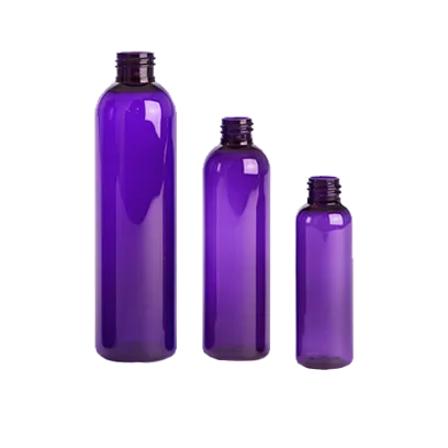 Purple Plastic Bottles