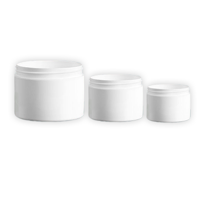 White Plastic Jars (2 oz) - Global Distribution