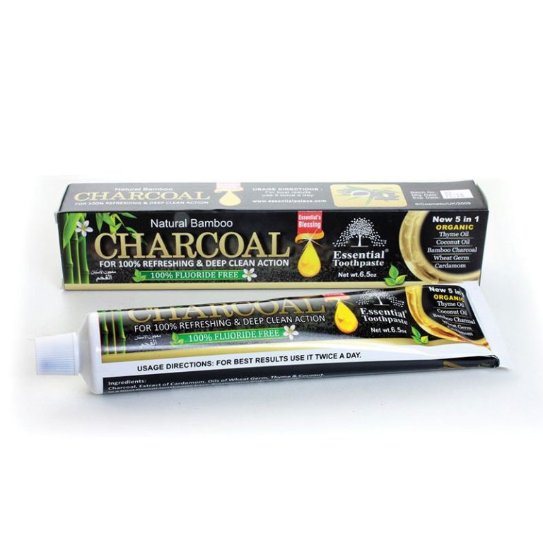 Natural Bamboo Activated Charcoal Essential Toothpaste