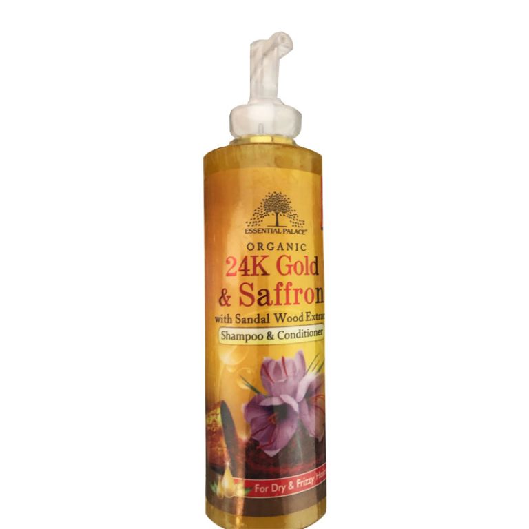 24K Gold and Saffron Shampoo and Conditioner